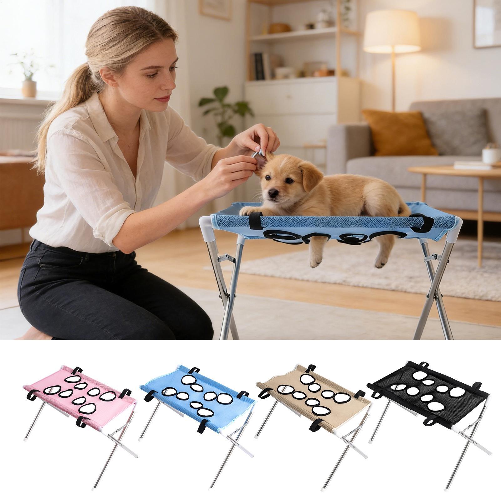 Pet Supplies Nail Trim - Pet Grooming Hammock Stand Foldable Cat