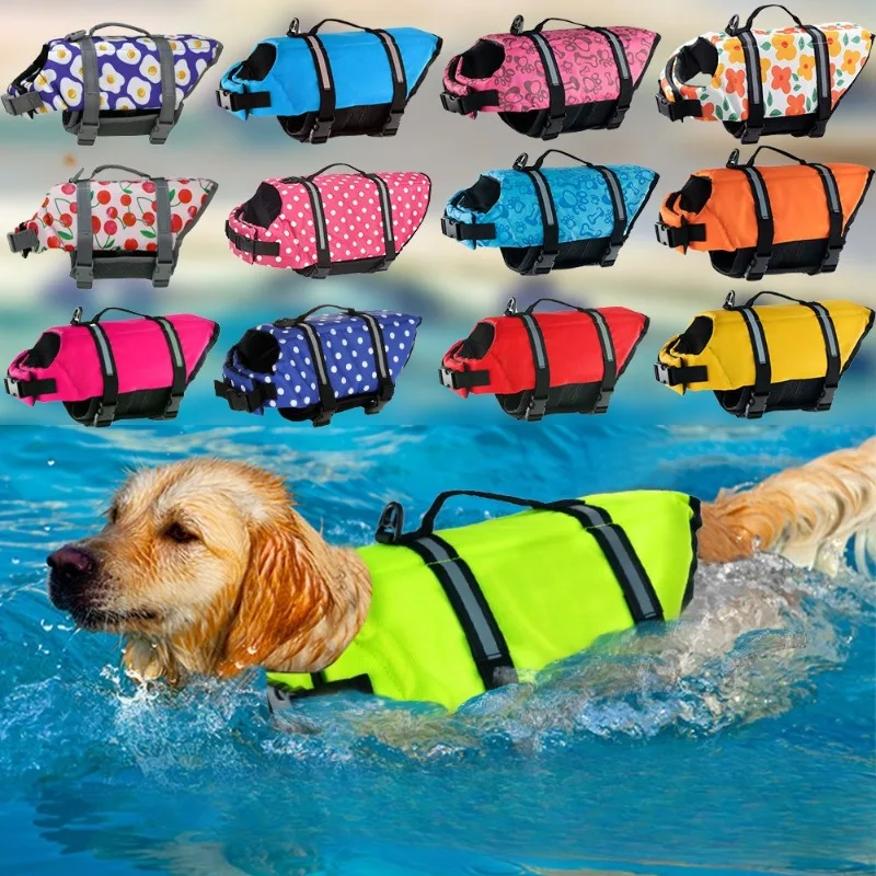 Dog Life Jacket - Dog Swimming Vest Pet Life Jacket