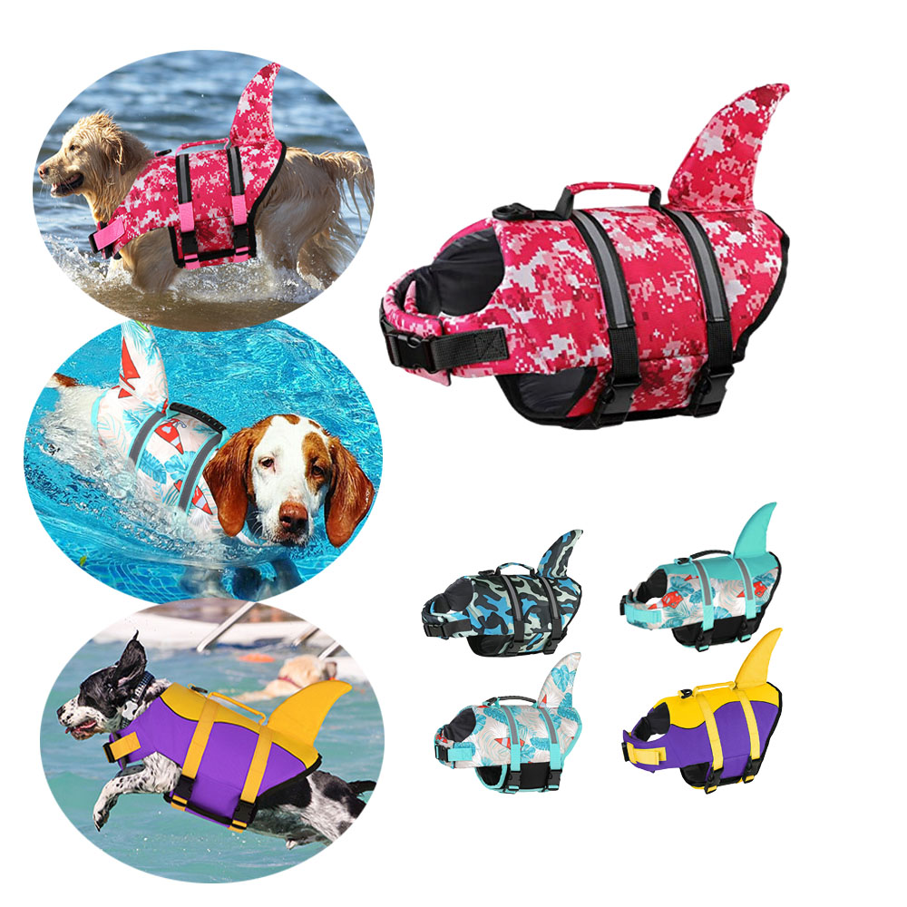 Dog Life Jacket - Dog Life Jacket Shark Ripstop Dog