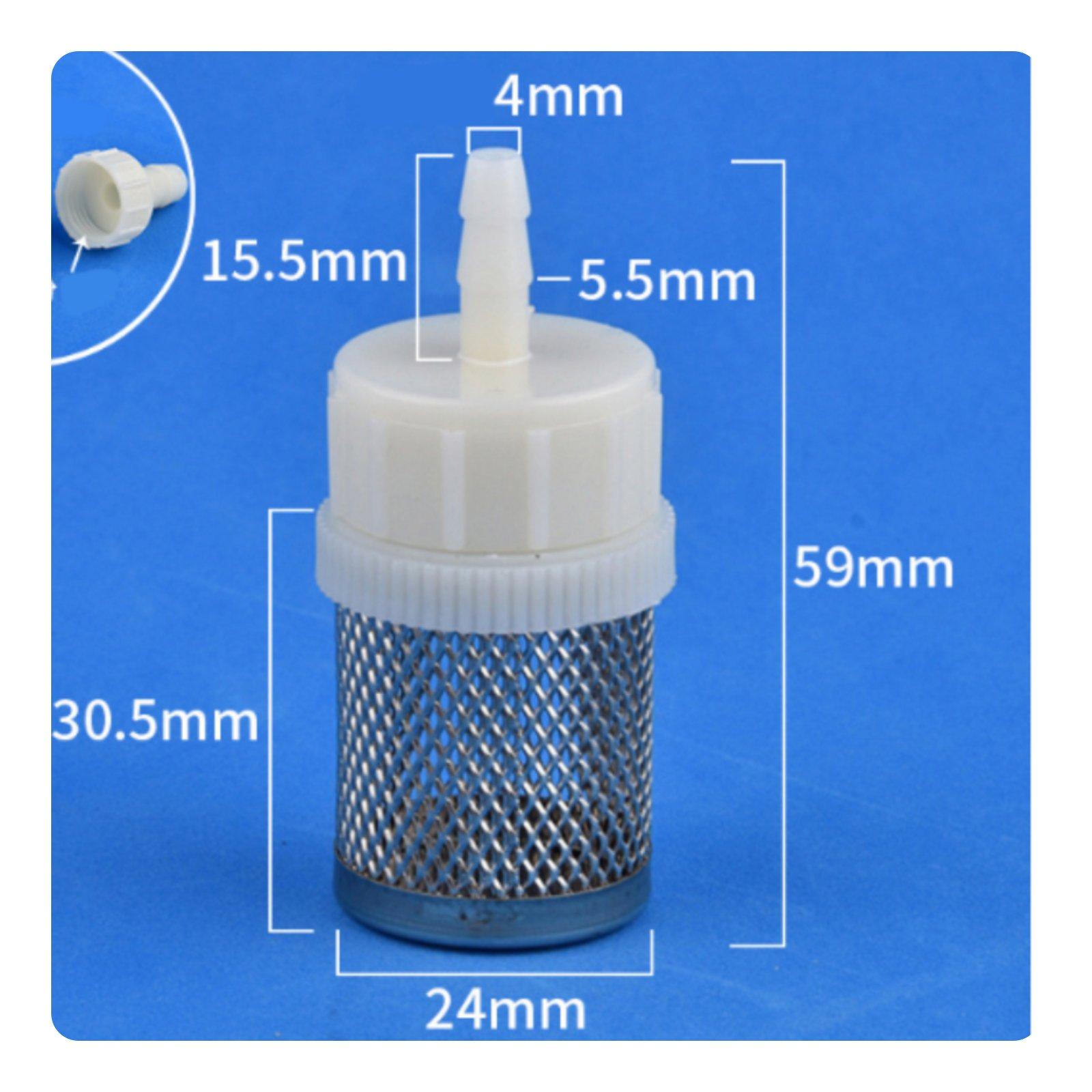 Fish Tank Filter Pump - Inlet Mesh Connector Durable ABS Stainless