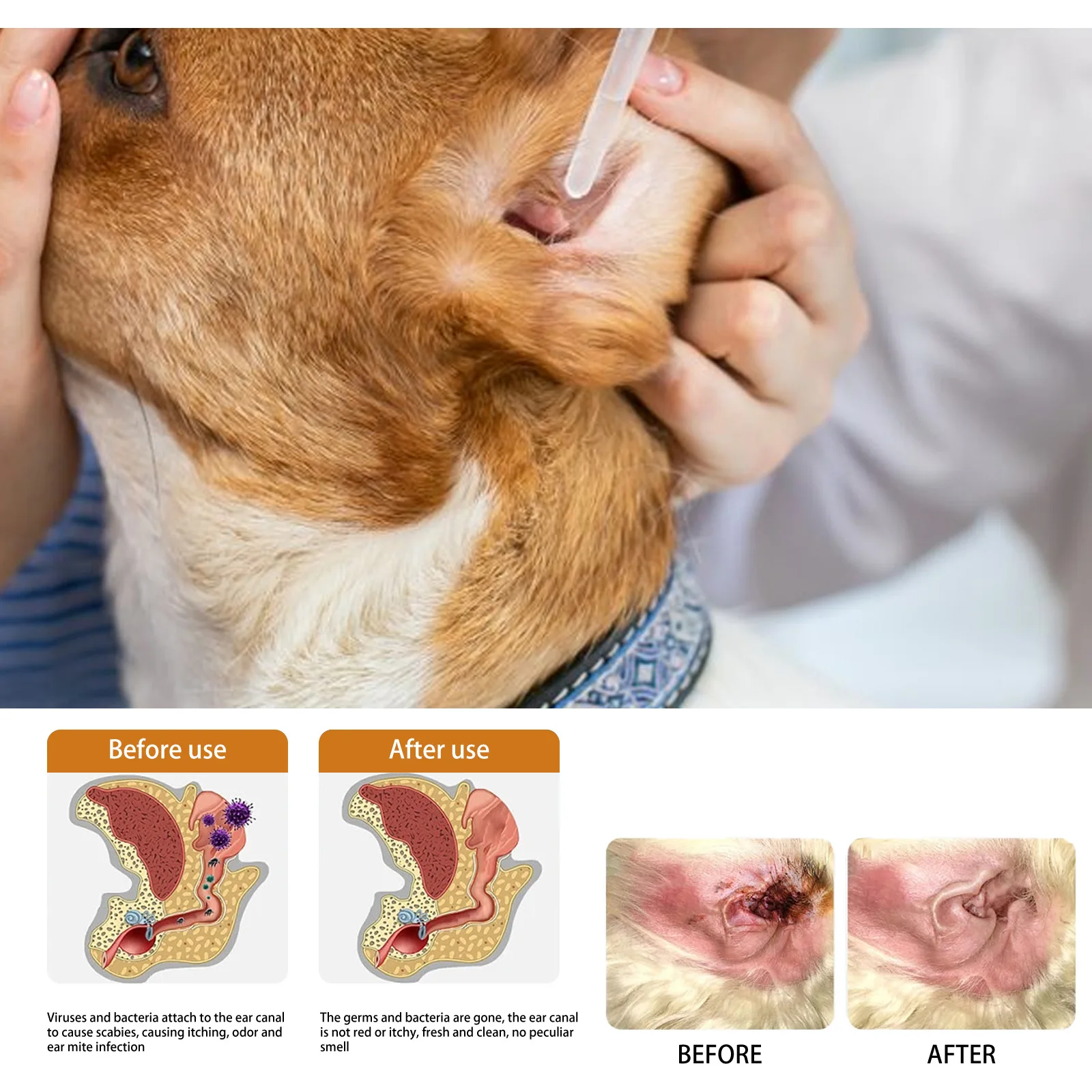 Pets Ear Cleaner Drops Prevent - огляд і ціна Pet Ear Cleaner