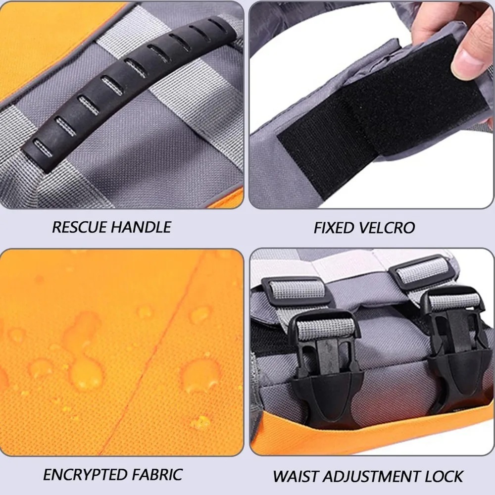 Adjustable Pet Swimming Life J - огляд і ціна Dog Life Jacket
