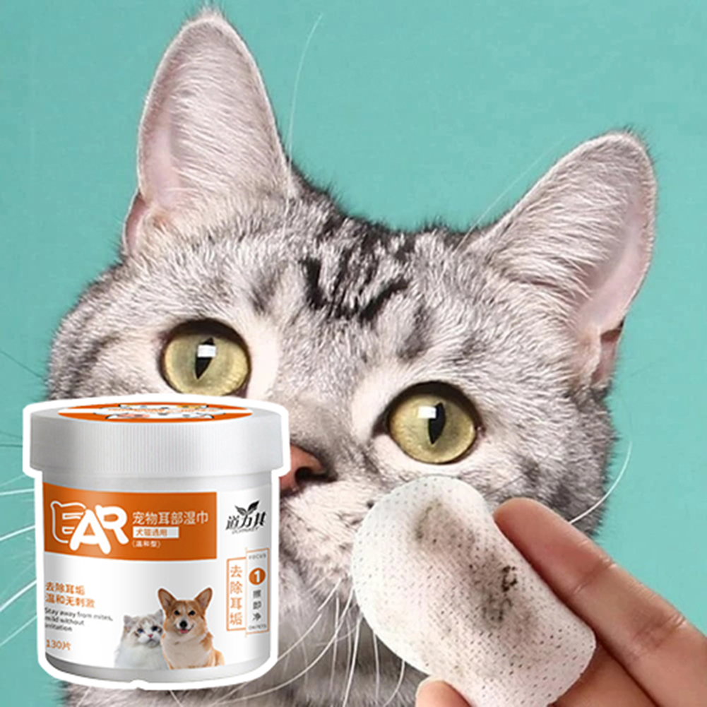 130pcs Eye Wipe For Dogs Cats, - огляд і ціна Pet Ear Cleaner