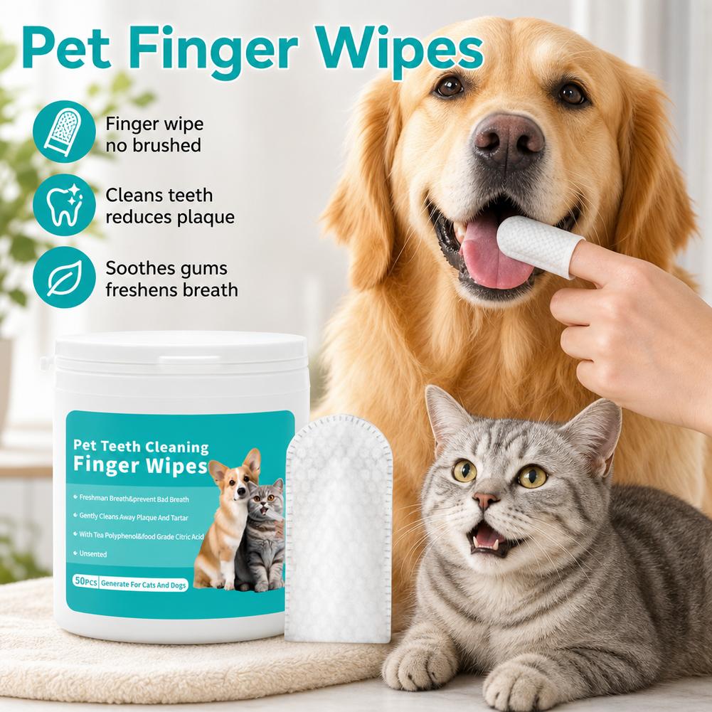 Pet Teeth Cleaning Finger Wipe - огляд і ціна Pet Ear Cleaner