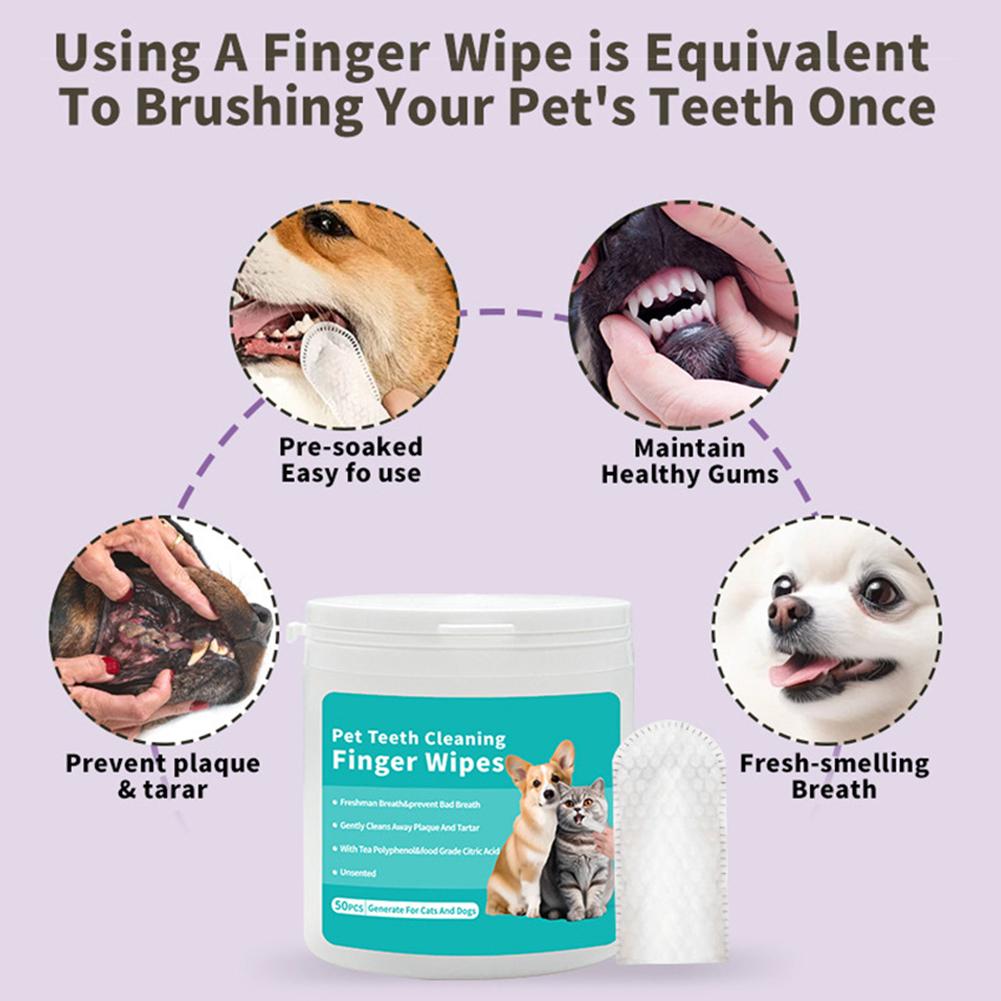 Pet Teeth Cleaning Finger Wipe - огляд і ціна Pet Ear Cleaner
