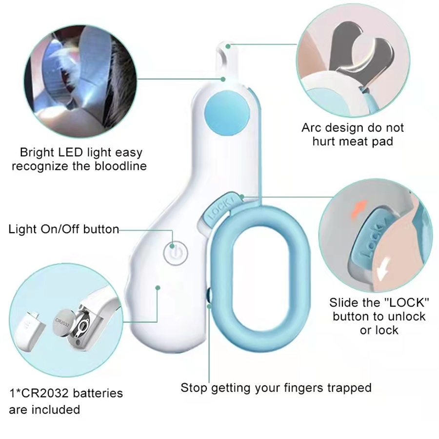 Professional LED Light Cat Dog - огляд і ціна Pet Supplies Nail Trim