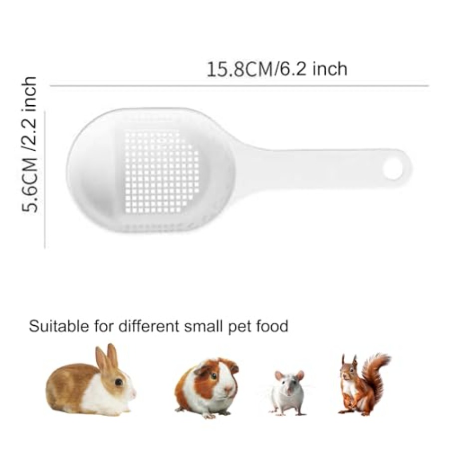 Rabbit Feeder Spoon for Siftin - огляд і ціна Rabbit Pellet Feeder