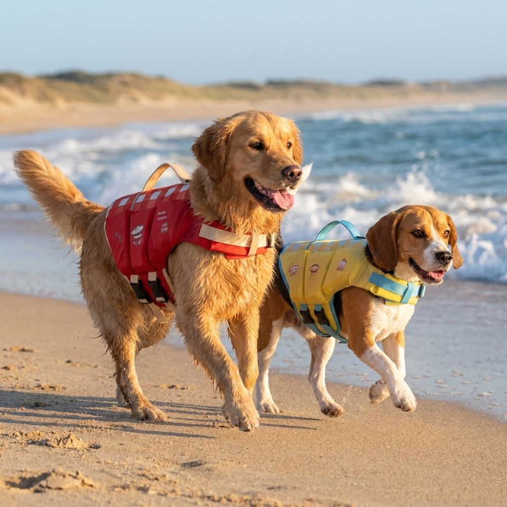 Waterproof Dog Life Jacket Adj - огляд і ціна Dog Life Jacket