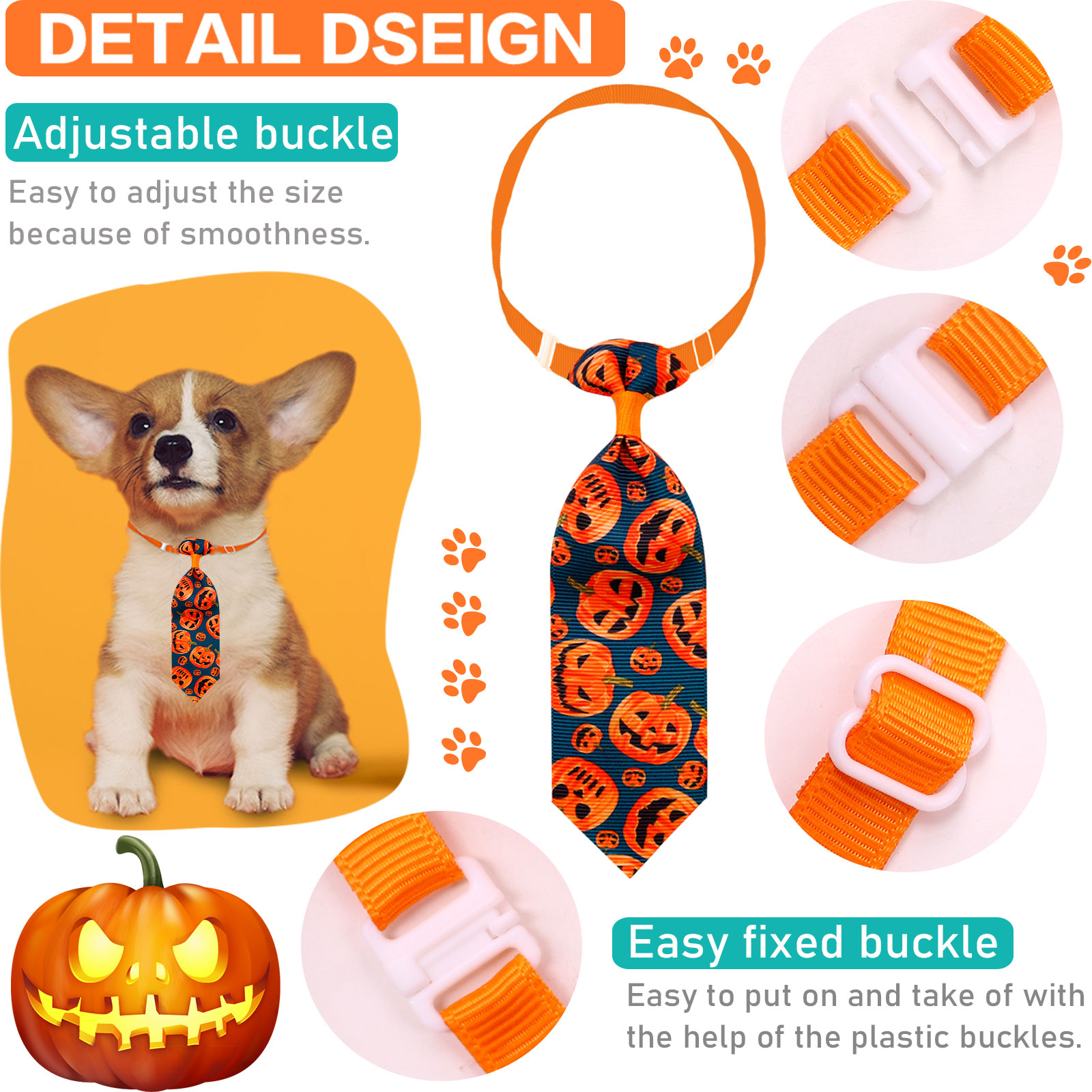 50/100pcs Halloween Dog Groomi - огляд і ціна Pet Supplies Co