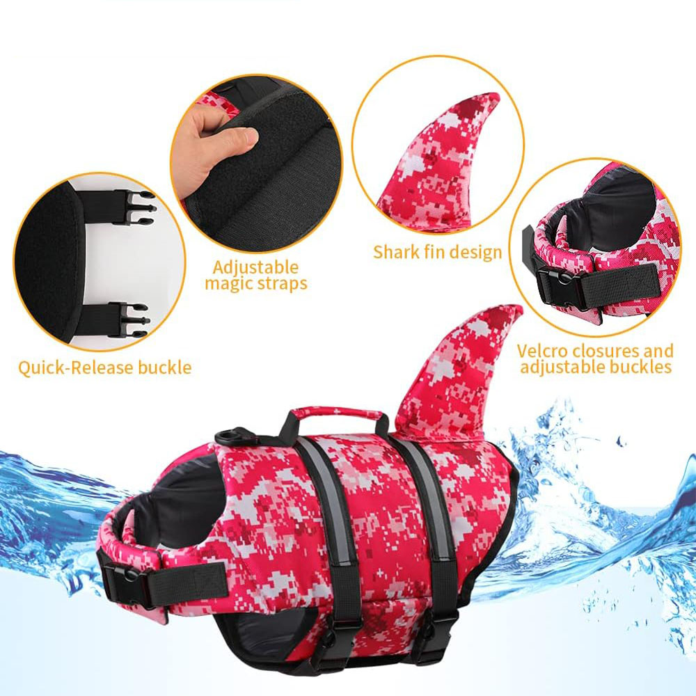 Dog Life Jacket Shark Ripstop  - огляд і ціна Dog Life Jacket