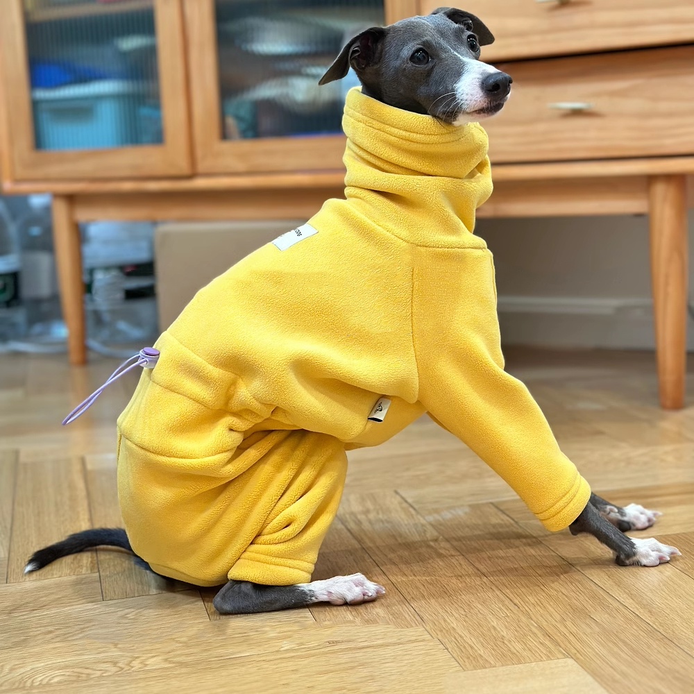 Warm Yellow Fleece Sweater for - огляд і ціна Dog Life Jacket