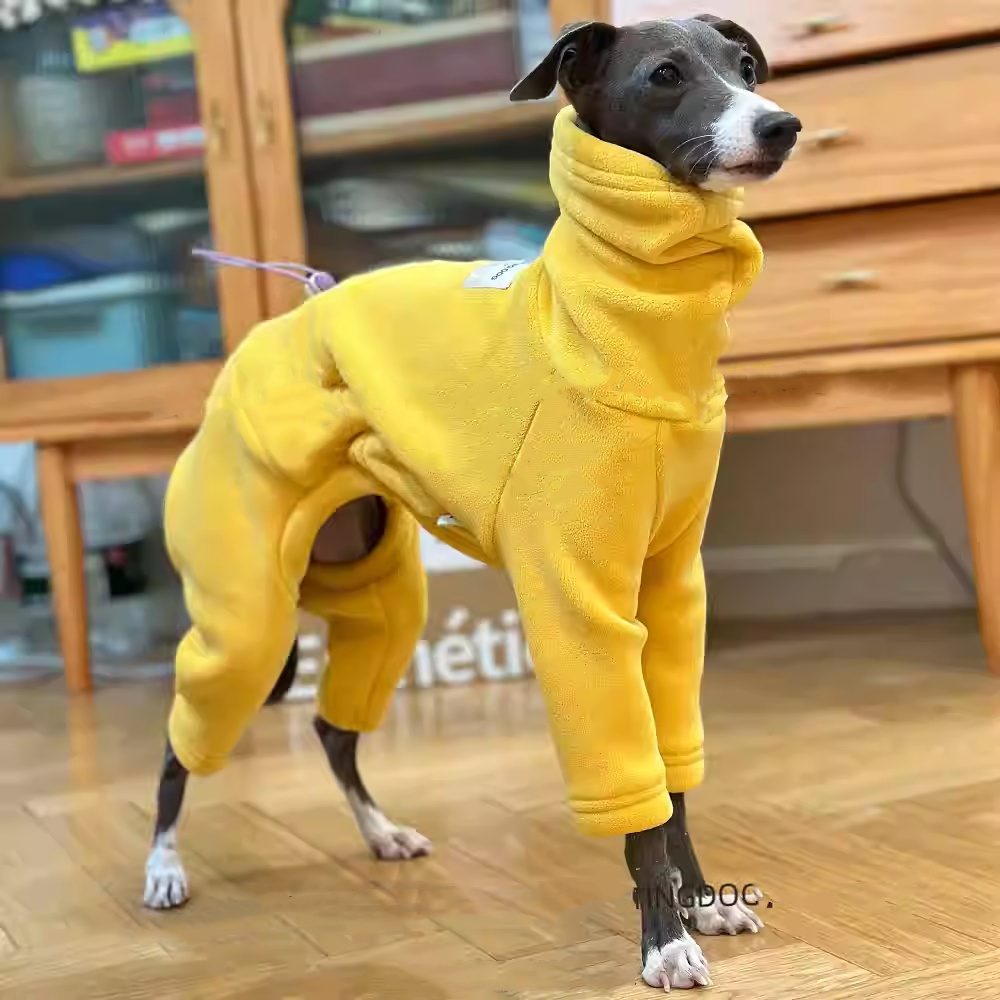 Warm Yellow Fleece Sweater for - огляд і ціна Dog Life Jacket