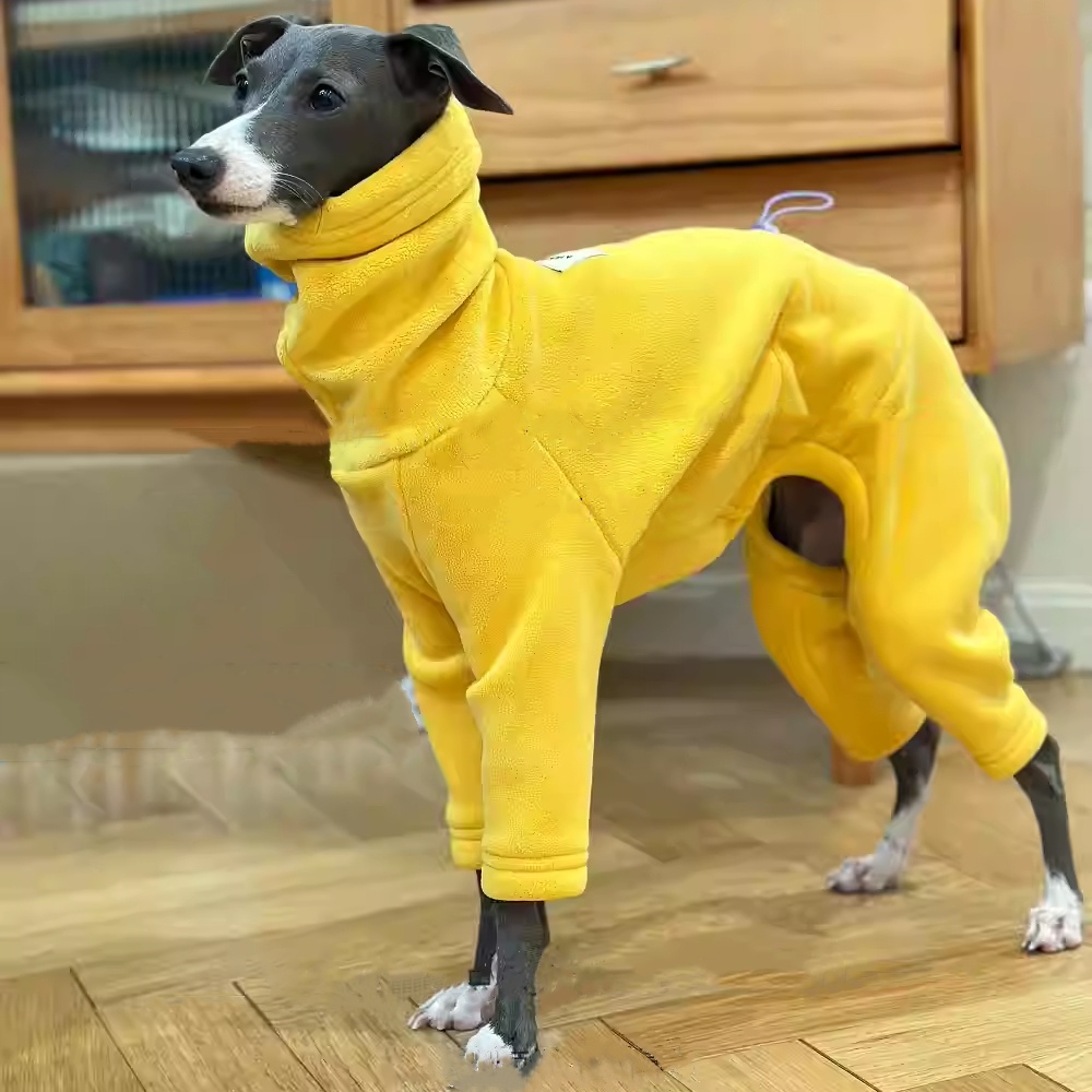 Warm Yellow Fleece Sweater for - огляд і ціна Dog Life Jacket