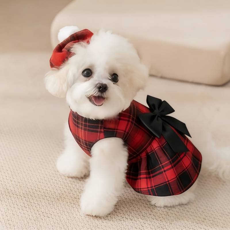 Pet Dog Clothes Plaid Shirt Su - огляд і ціна Pet Supplies Co