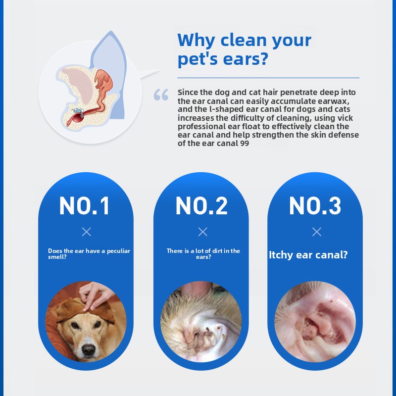 PETCLEAR Dog Cat Ear Drops Pet - огляд і ціна Pet Ear Cleaner