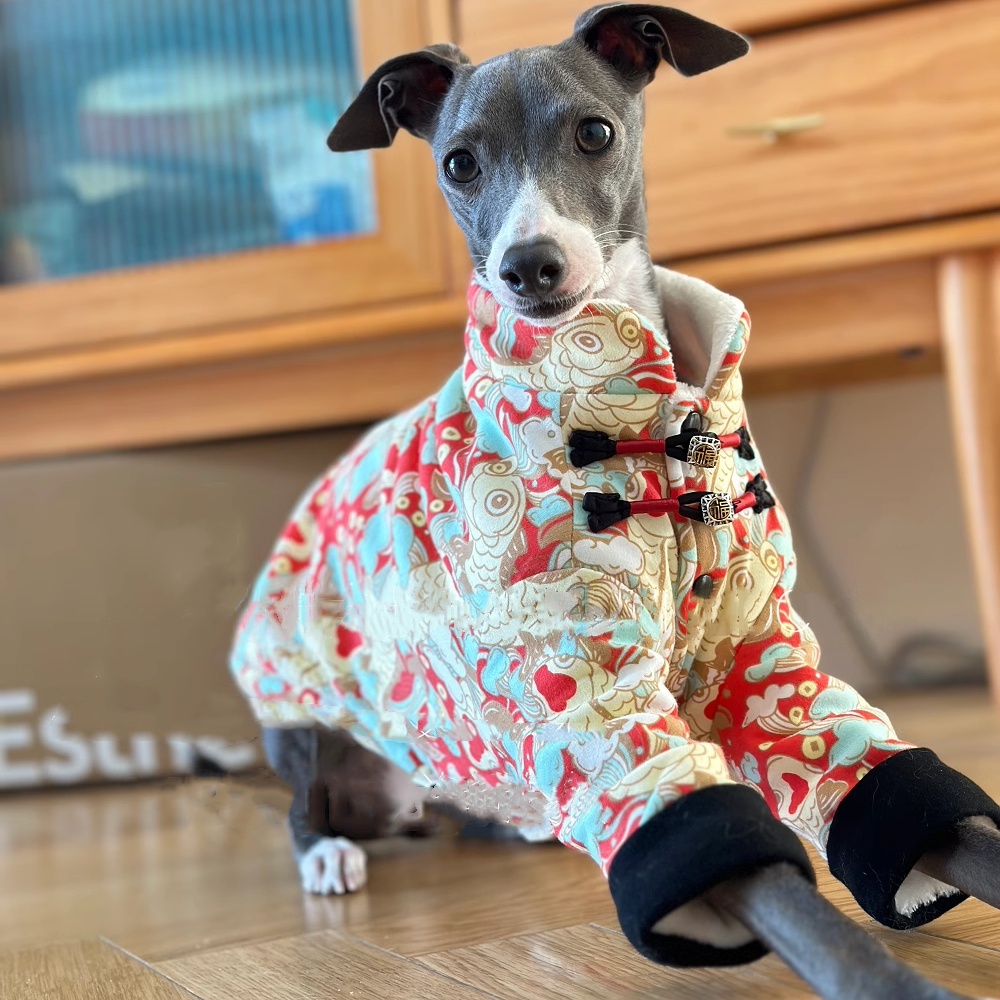 Chinese Knot Buckle Fleece Jac - огляд і ціна Dog Life Jacket
