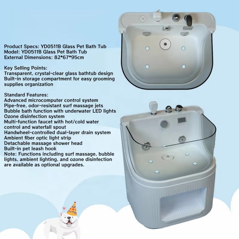 Pet Spa Bathtub Mini Cat Groom - огляд і ціна Pet Supplies Wash Station