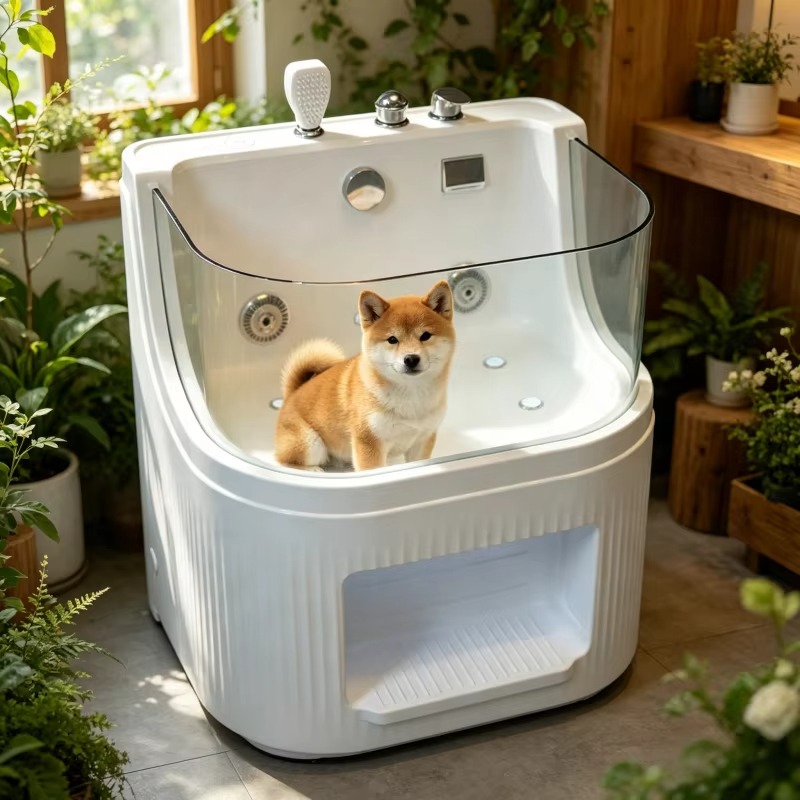 Pet Spa Bathtub Mini Cat Groom - огляд і ціна Pet Supplies Wash Station