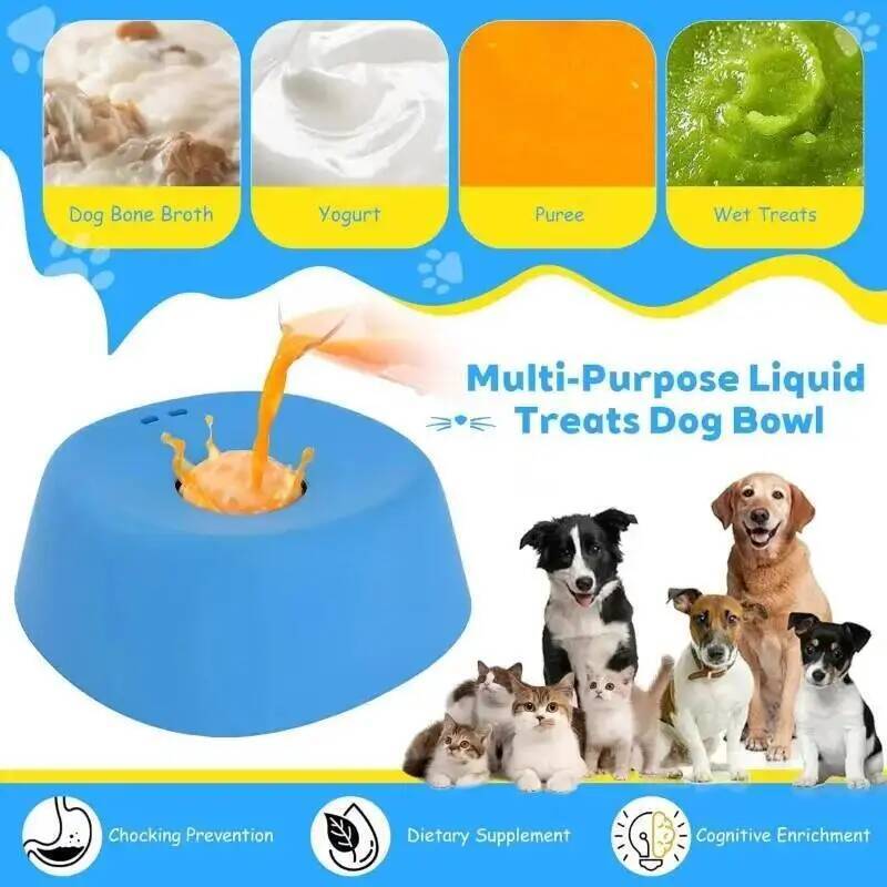 1pc Dog Lick Bowl Slow Feeder  - огляд і ціна Pet Supplies Co